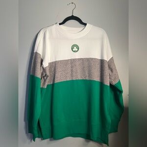 Women's Oversized Celtics Crewneck Sweater